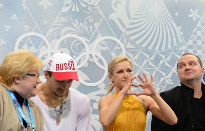 Максим Траньков и Татьяна Волосажар стали олимпийскими чемпионами. Фото: РИА Новости