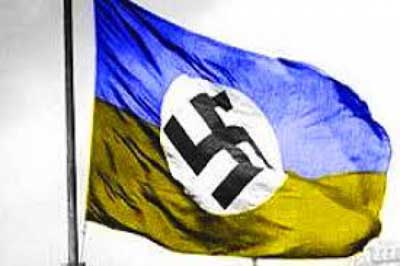Работники одного из украинских военкоматов украсили кабинеты портретами лидеров украинских националистических организаций и Адольфа Гитлера